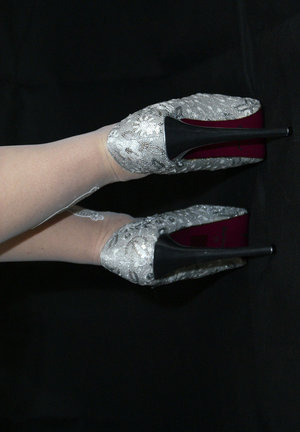 18 year old girl Erin gets deflowered on a bed wearing socks